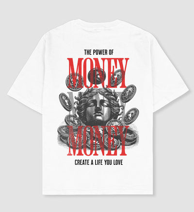 The Power Of Money Oversized T-shirt - Crunk Thread