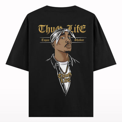 Thug Life Tupac Oversized T-shirt - Crunk Thread