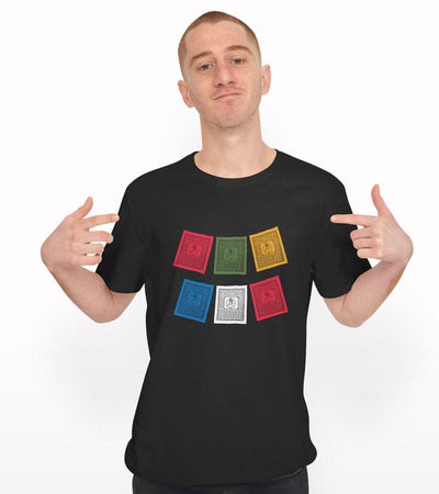 Tibetan Flag Printed T-shirt - Crunk Thread