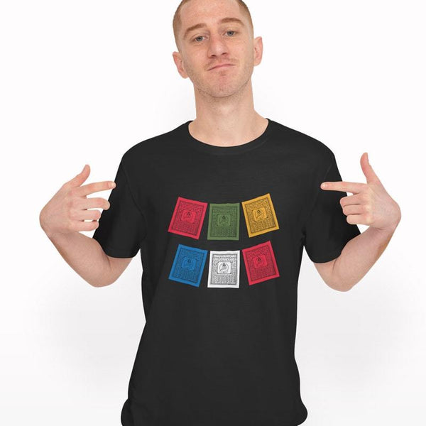 Tibetan Flag Printed T-shirt - Crunk Thread