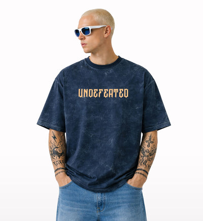 undefeated-front-acid-wash-oversized-t-shirt - Crunk Thread