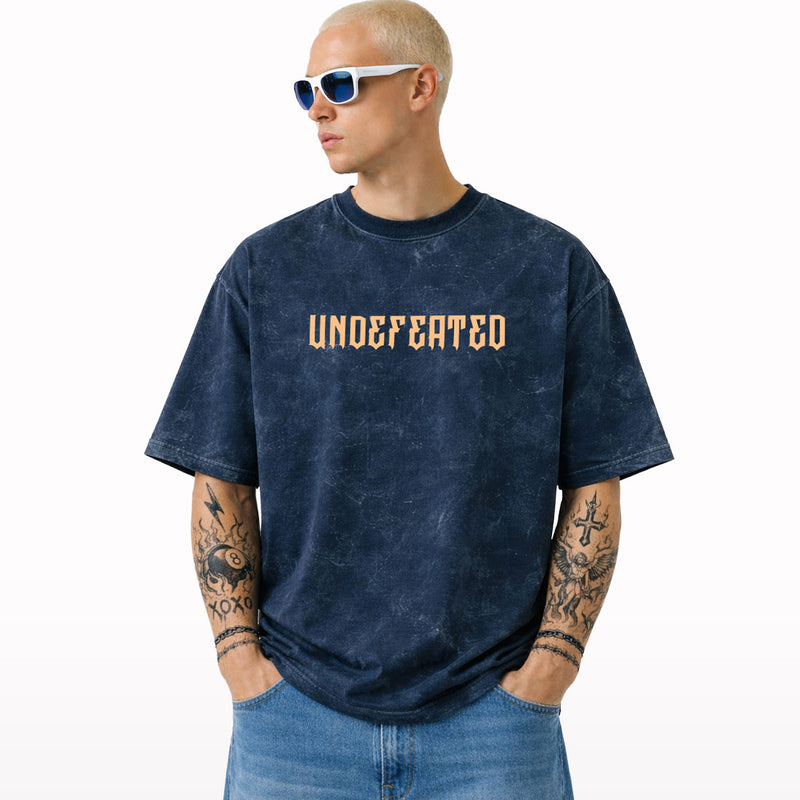 Undefeated Acid Wash Oversized T-shirt