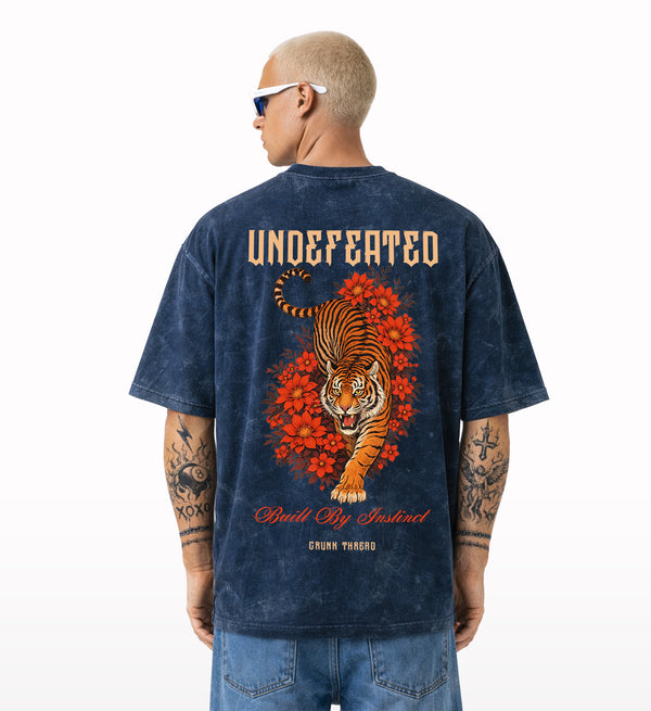 Undefeated Acid Wash Oversized T-shirt