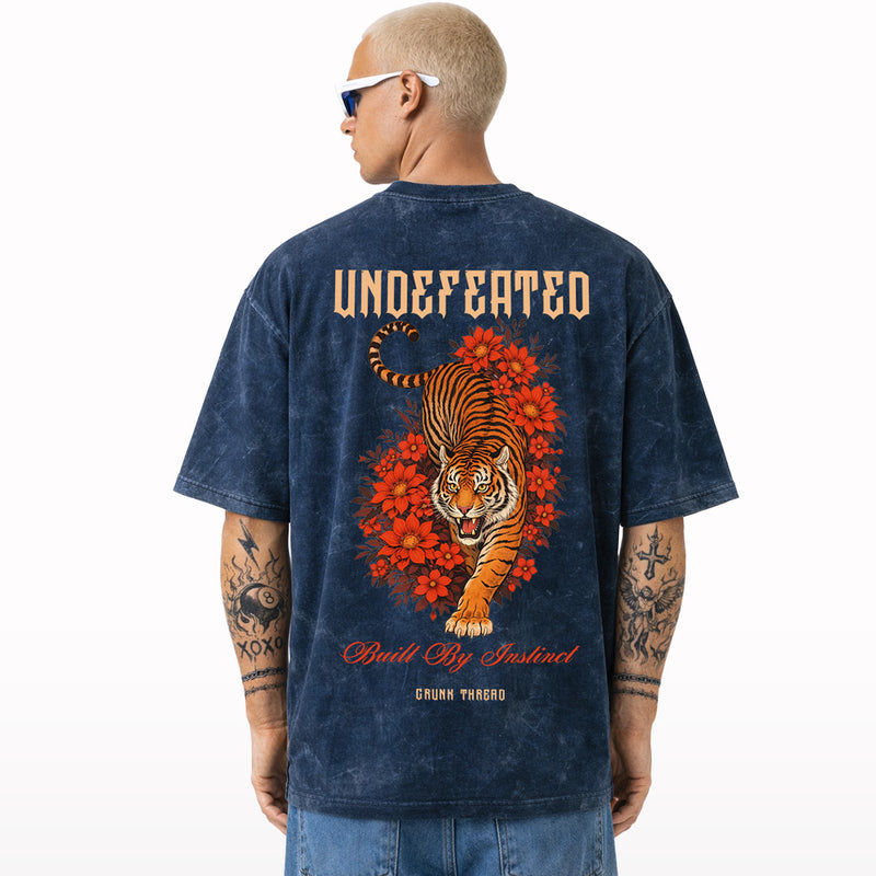 Undefeated Acid Wash Oversized T-shirt