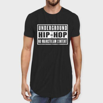Underground HipHop Men's Longline T-shirt - Crunk Thread