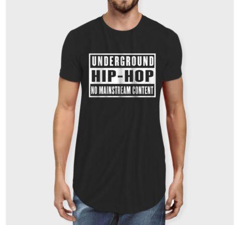 Underground HipHop Men's Longline T-shirt - Crunk Thread