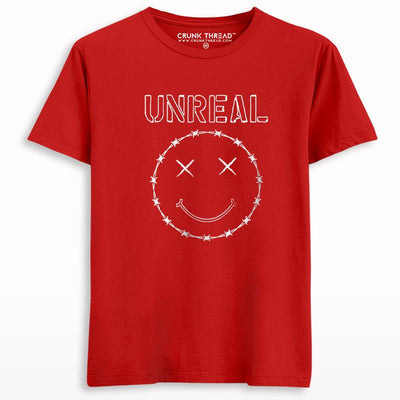 Unreal Smiley Graphic T-shirt - Crunk Thread
