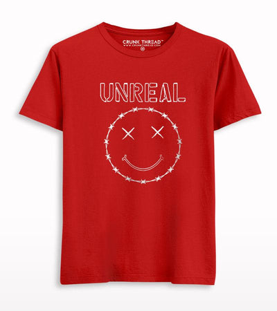 Unreal Smiley Graphic T-shirt - Crunk Thread