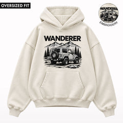 Wanderer SUV Embroidered Oversized Hoodie