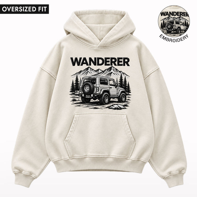 Wanderer SUV Embroidered Oversized Hoodie