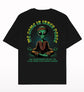 Alien Inner Peace Oversized T-shirt Back