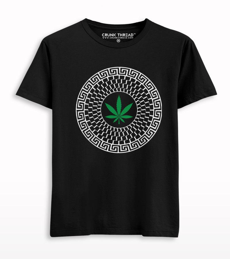 Weed Mandala Greek City T-shirt - Crunk Thread