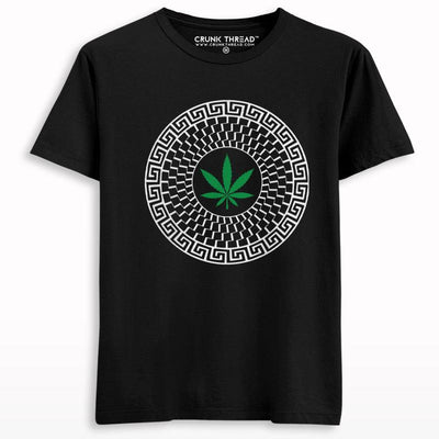 Weed Mandala Greek City T-shirt - Crunk Thread