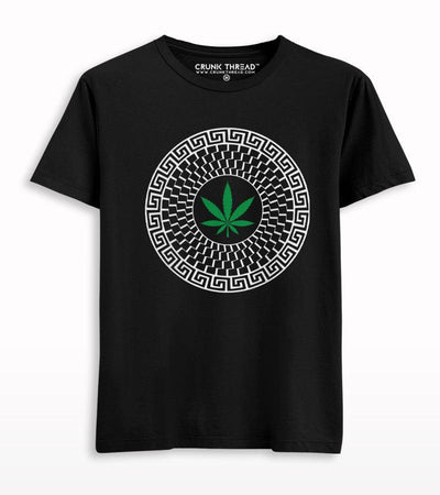 Weed Mandala Greek City T-shirt - Crunk Thread