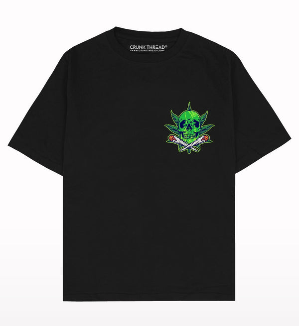 weed skull oversized