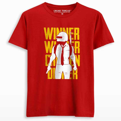 Winner winner chicken dinner T-shirt - Crunk Thread