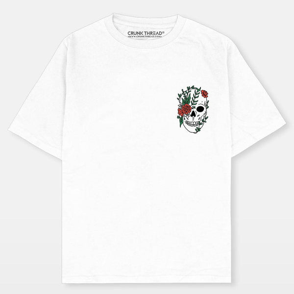 Not hard to love skull oversized T-shirt - Crunk Thread