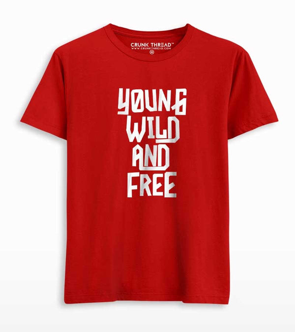 young wild and free t shirt