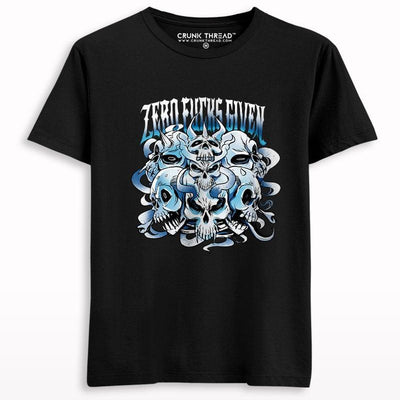 Zero Fu**s Given Men's Printed T-shirt - Crunk Thread
