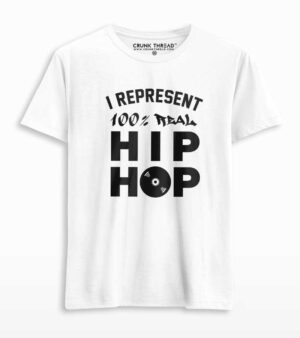 I represent 100% real hiphop