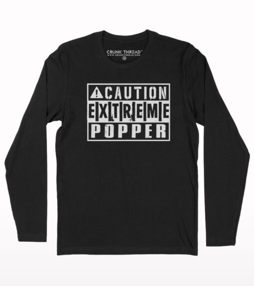 Extreme popper full sleeve T-shirt