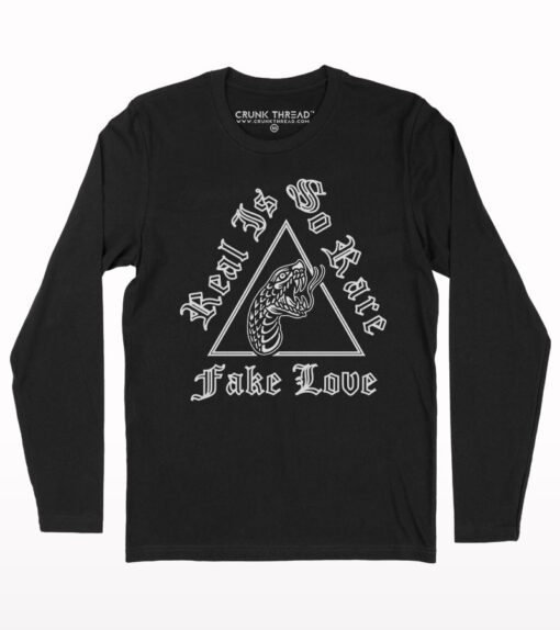 Fake love full sleeb t-shirt