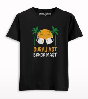 Suraj Ast Banda Mast Printed T-shirt