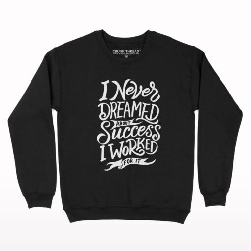 Inspirational Quote Printed Sweatshirt