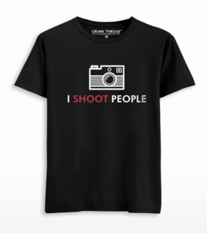 I Shoot People Camera Photographer T-shirt
