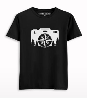 Camera and Compass Travel T-shirt