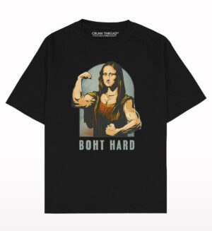 Mona Lisa Boht Hard Oversized T-shirt
