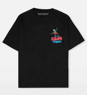Crunk Thread Doodle Hip Hop Oversized T-shirt