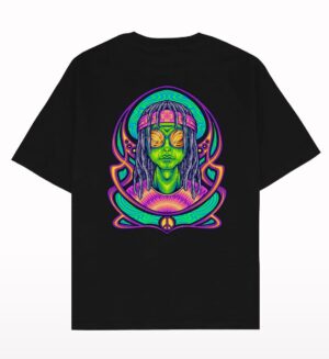 Hippie Alien Oversized T-shirt