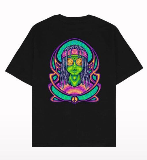 Hippie Alien Oversized T-shirt
