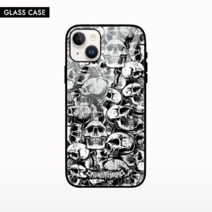 crunk thread skull iphone glass case