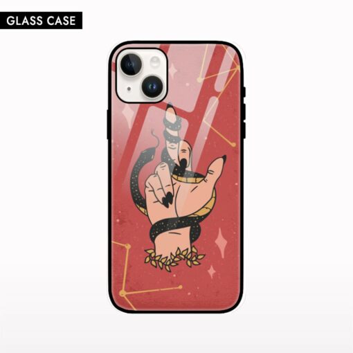Middle Finger iPhone Glass Case