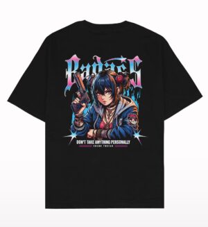 Buy Badass Anime Oversized T-shirt
