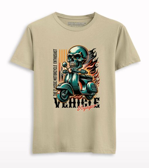 Scooter Skull T-shirt